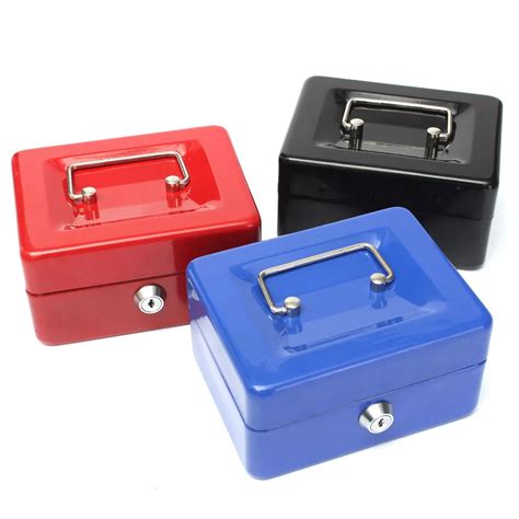 small steel money box|small lockable cash box.